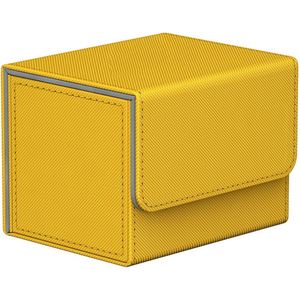 Boîte de rangement pour cartes de jeu en cuir PU personnalisée avec logo, de haute qualité, avec rabat, pour collection de cartes de visite, TCG YUGIOH Deck Box - Product Image 5