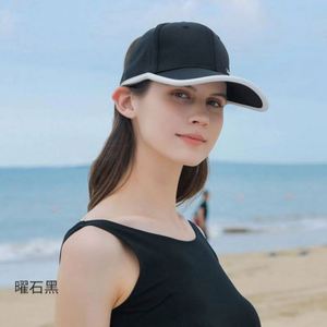 หมวกกันแดดกลางแจ้งสำหรับฤดูร้อน ป้องกันรังสียูวี หมวกเบสบอลผู้หญิง หมวกกีฬาแบบมีช่องสำหรับรวบผมหางม้า ปีกหมวกกันแดด - Product Image 3