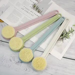 Upgraded Rich Foam Gentle Exfoliation Long Handle Bath Shower Body Brush For Improve Skin's Health