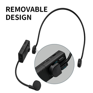Venta al por mayor Mini Micrófono Auricular Condensador Universal Micrófono Inalámbrico Cancelación de Ruido Portátil Maestros Iglesia Uso al Aire Libre - Product Image 3