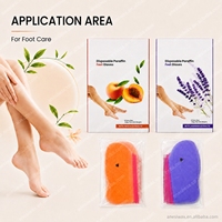 Ensemble de 6 paires de gants et chaussettes jetables en cire de paraffine pour soins hydratants des mains et des pieds, idéal pour les salons de manucure professionnels