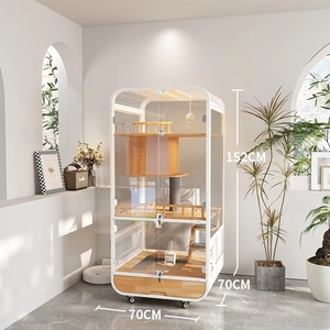 Diseño Superior de Fábricas Chinas: Rascador para Gatos de Acero al Carbono Resistente, Condominio en la Pared, Árbol para Gatos de Lujo Personalizado para Gatos Grandes - Product Image 6