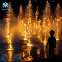 Fuente Musical Danzante Programable, Fuente de Chorro de Agua Seca, Acero Inoxidable 304, Uso Comercial, Exterior, Personalizada