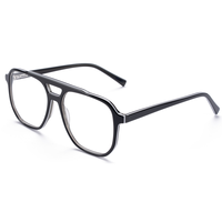 Monture de lunettes optiques Elan Optical RD26125, modèle classique populaire à double pont, monture intégrale unisexe en acétate, écologique