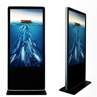 Écran publicitaire vertical intelligent tout-en-un haute définition et haute luminosité de 55 pouces pour centres commerciaux et métros
