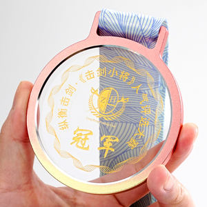 Médaille de sport en cristal MVP haut de gamme personnalisée Médailles de basket-ball de football de gymnastique personnalisées Souvenir sculpté de petit <span class=keywords><strong>pont</strong></span> - Product Image 4
