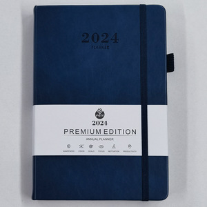 Carnet A5 à couverture rigide, ligné, en cuir PU, pour affaires, avec logo personnalisé, best-seller - Product Image 5