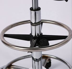 Chất Lượng Cao Màu Đen PU Bọt Có Thể Điều Chỉnh Chống Tĩnh Điện Phòng Thí Nghiệm Công Thái Học Ghế Phân - Product Image 5