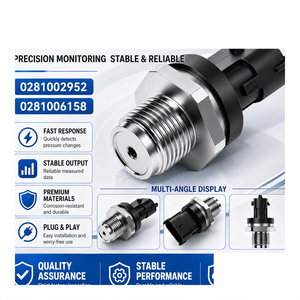 Sensor de Presión de Combustible para <span class=keywords><strong>Nissan</strong></span> Interstar <span class=keywords><strong>Primastar</strong></span> FWD X70 X83 2.0 <span class=keywords><strong>dCi</strong></span> 2.5 <span class=keywords><strong>dCi</strong></span> 90 <span class=keywords><strong>100</strong></span> 115 120 200 2006-2021 0281002916 WZAQ - Product Image 1