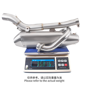 Yeni komple motosiklet egzoz sistemi yükseltme kiti <span class=keywords><strong>DR</strong></span> Fresh S SM E araç susturucu taze egzoz borusu ile yenileme - Product Image 6