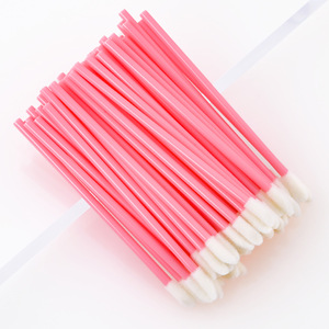 Contenedores retráctiles de bambú de nailon, aplicador exfoliante, tubo de brillo vacío desechable con cepillo de labios, 50 Uds. En una <span class=keywords><strong>bolsa</strong></span> - Product Image 3
