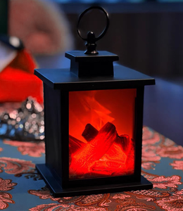 Festival Décoration LED Cheminée De Noël 3d Cabinet Maison Doux Ameublement Festival Artisanat Chandelier Charbon De Bois Flamme Lampe - Product Image 1