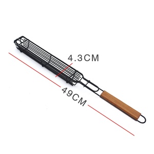 Portable Stainless Steel Nonstick BBQ <strong>Grilling</strong> Basket Accessory for Cooking Charcoal <strong>Kebab</strong> Tools &amp; Accessories - Product Image 2