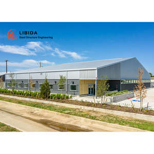 Structure en acier préfabriquée prête à l'emploi, charpente en acier préfabriquée, entrepôts en acier préfabriqués - Product Image 3