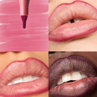 Ensemble Lèvres Marron : Gloss Lèvres Rose Lacté et Crayon Contour des Lèvres Rose Ultra Brillant Longue Tenue, Maquillage Lèvres Viral avec Logo Personnalisé