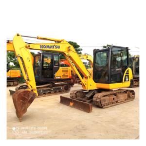 ญี่ปุ่นทำ5ตันขุด Komatsu PC56รถขุดเครื่องขุดเพื่อขาย - Product Image 1