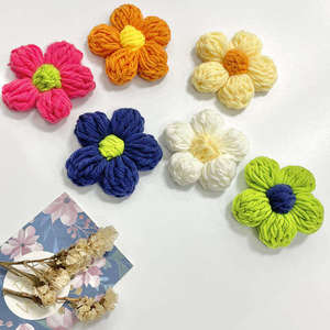 Broches de Flores de Hilo Hechos a Mano al Mejor Precio, Accesorios para Manualidades y Decoraciones Creativas - Product Image 3