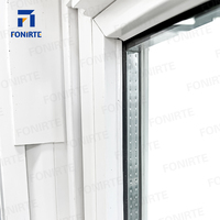 Proveedor Chino de Ventanas Corredizas Horizontales de PVC Pequeñas a Precio Económico, con Malla de Fibra de Vidrio, Diseño Moderno para Uso en Hoteles