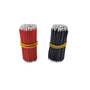 DDP OEM coupe 6AWG 8AWG 10AWG 12AWG 14AWG 16AWG 18AWG 20AWG fil de silicone souple câble en caoutchouc d'alimentation en cuivre étamé