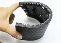 Modules LED souples P1.25-P3, écran LED incurvé flexible pour décoration automobile, multicolores, contrôlés par Wifi