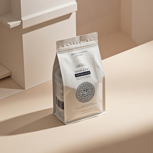 Custom High Barrier PE Material Coffee <b>Bag</b> with Valve Stand Up Pouch Mylar <b>Bag</b> 250g 500g Coffee Bean Food Packaging - Product Image 2