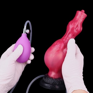 FAAK Manufacturers Direct Sales <b>Dildo</b> with Fun Animal Touch Inflatable Water Spray <b>Dildo</b> Anal Plug for Men Women - Product Image 5