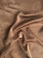 Tissu satiné en polyester et élasthanne, imprimé animal, extensible, doux et de qualité supérieure, pour robes, abayas, hijabs, burqas et châles pour femmes et filles # 1505