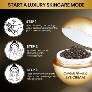 Özelleştirilmiş lüks havyar sıkılaştırıcı göz kırışıklık daire ve şişlik krem Anti Aging özel etiket ile göz kremi altında sopa - Product Image 4