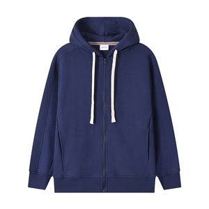เสื้อฮู้ดคาร์ดิแกนซิปผู้ชาย Zero Pressure สวมใส่สบาย ผ้าไลโอเซลล์เนื้อนุ่ม พิมพ์ลายดิจิตอล สีพื้น สำหรับฤดูหนาว - Product Image 5