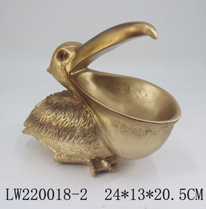 Винтажная фигурка пеликана с широким ртом, миниатюрная, для декора комнаты, из смолы, коробка для хранения, держатель для телефона и ключей, декор для стола и рабочего стола - Product Image 3