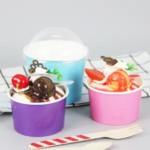 Personalized ceramic cone shaped new design ice cream cup with different color