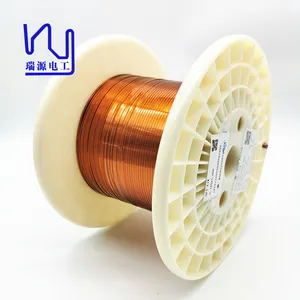 AIW 220 1.20mm x 0.50mm fil d'enroulement en cuivre isolé rectangulaire émaillé fil de cuivre plat