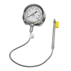 高温蒸気および流体用の機械式工業用溶融圧力計