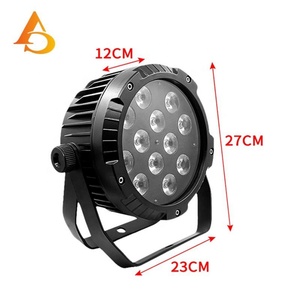 Fabricación Profesional de Luces LED Par 12x15w 5en1, IP65, Resistentes al Agua para Exteriores, con Batería - Product Image 5