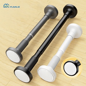 Tringles à rideaux extensibles modernes, <span class=keywords><strong>tringle</strong></span> à rideau de douche d'angle, <span class=keywords><strong>sans</strong></span> <span class=keywords><strong>perçage</strong></span>, <span class=keywords><strong>tringle</strong></span> à rideau à ressort de luxe <span class=keywords><strong>pour</strong></span> <span class=keywords><strong>baie</strong></span> <span class=keywords><strong>vitrée</strong></span> - Product Image 1