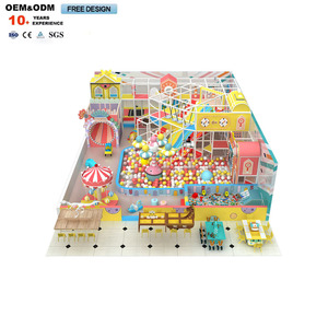 <b>Candy</b> Theme Children's Amusement Equipment Soft Indoor Play Equipment Kids Large Indoor Playground Amusement Park with Slide - Product Image 2