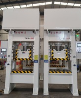 Prensa Hidráulica Industrial de 100T con Control PLC, Recipiente a Presión de Alta Precisión para Estampado, Doblado y Rebordeado, con Bomba de Motor de Largo Alcance