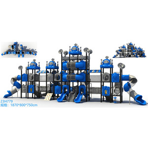 Terrain de jeu extérieur de conception moderne rentable aire de jeux extérieure pour enfants ensemble de jeu Playhouse parc scolaire amusant - Product Image 6