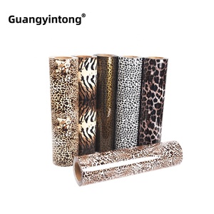 Guangyintong Eco Friendly PU <strong>Leopard</strong> <strong>Print</strong> Heat Transfer Vinyl for Activewear and Yoga Apparel with Comfort <strong>Leopard</strong> <strong>Print</strong> <strong>Film</strong> - Product Image 1