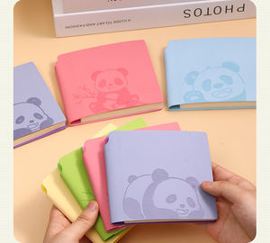 สมุดโน้ต<span class=keywords><strong>แพนด้า</strong></span>ทรงสี่เหลี่ยมแบบมีปากกาสำหรับนักเรียนขนา<span class=keywords><strong>ด</strong></span>เล็กลายการ์ตูนน่ารักๆแบบพกพาได้พร้อมปากกาสำหรับใช้ในโรงเรียน - Product Image 2