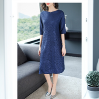 Robes plissées Miyake élégantes et sophistiquées pour femmes, longueur genou, écologiques, directement de l'usine, nouvelle collection 2026
