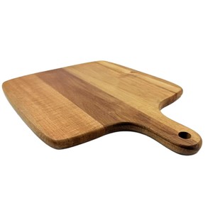 Planche à découper en bois 37,5x28x1,5cm, rectangulaire en bambou, pour la cuisine et la maison - Product Image 2