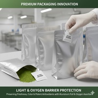 Poudre de thé vert Matcha biologique certifiée USDA & UE, certifiée HALAL, pure, de qualité cérémoniale, en vrac, vente en gros A-10A
