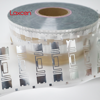Étiquette RFID UHF Laxcen passive à longue portée, en papier couché, 860-960 MHz, étanche, avec puce pour contrôle d'accès, antenne 70x16 mm