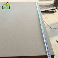 Panneau MDF de couleur bois brut certifié FSC, panneau de fibres à densité moyenne pour projets d'intérieur, usage domestique et bureautique