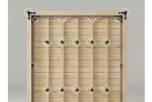 Lit de princesse en bois massif avec oreilles de lapin, design moderne et confortable, taille complète, pour chambre d'enfant, filles, en coton - Product Image 6