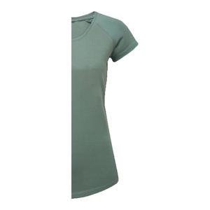 T-shirt à manches courtes à col rond pour femme, style streetwear, respirant, écologique, personnalisé, en molleton uni en coton biologique brodé - Product Image 5