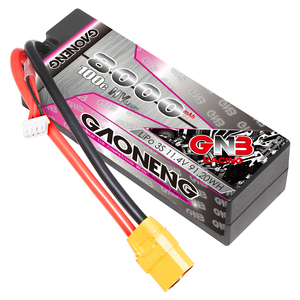 Batería LiPo GNB GAONENG 8000MAH 3S 3S2P HV 11.4V 100C RC XT90 para Coches de Carreras RC a Escala 1/8 1/10, Camiones y Buggies, con Carcasa Rígida LiHV - Product Image 1