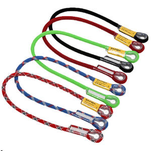 Cuerda de seguridad Xinda tipo cola de vaca de 60 cm, de poliéster, con anillo en D de acero para escalada y protección contra caídas. - Product Image 5