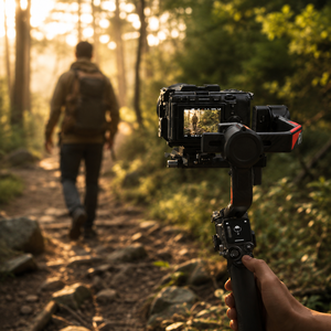 ตัวกันสั่นกล้อง Gimbal Stabilizer รุ่น RS 4 Pro พร้อมขาตั้งพกพาสำหรับการบันทึกวิดีโอสั้นๆ การเดินทาง และการตั้งค่ากล้อง - Product Image 1